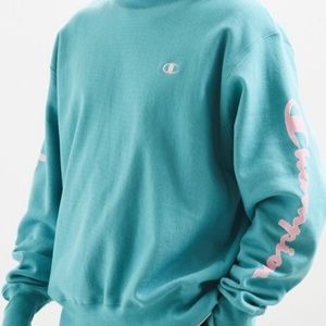 SOLD Champion script reverse weave sweatshirt